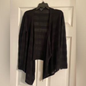 Cardigan sweater, size medium-black